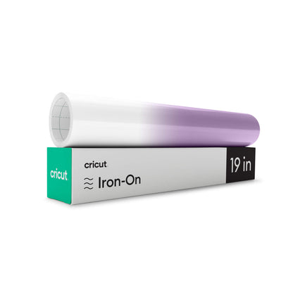 UV-Activated, Color-Changing Iron-On, White - Voilet