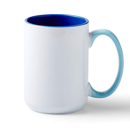 Beveled Ceramic Mug Blank - Ocean