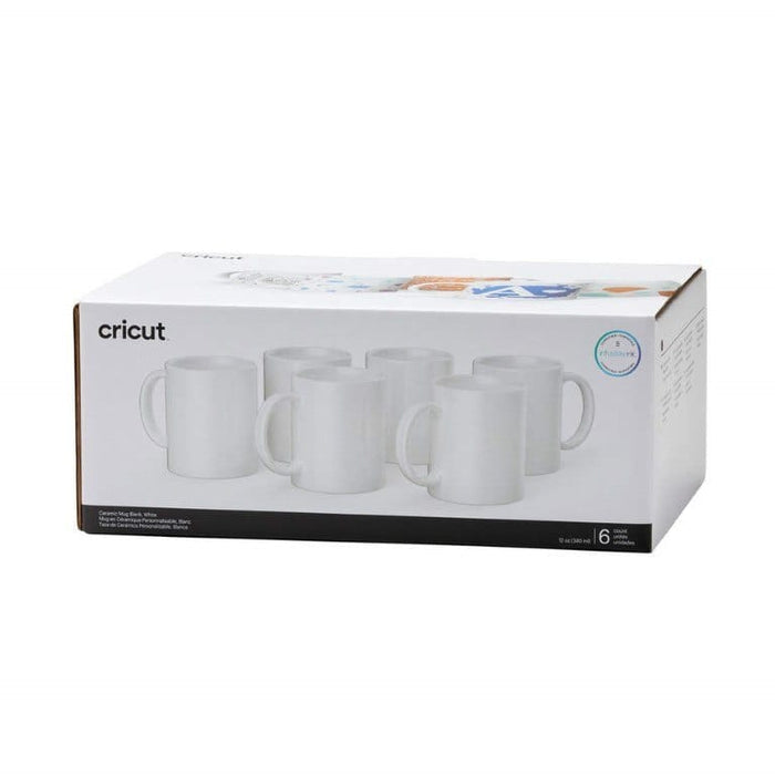 Cricut 350ml 6-pack Ceramic Mug White