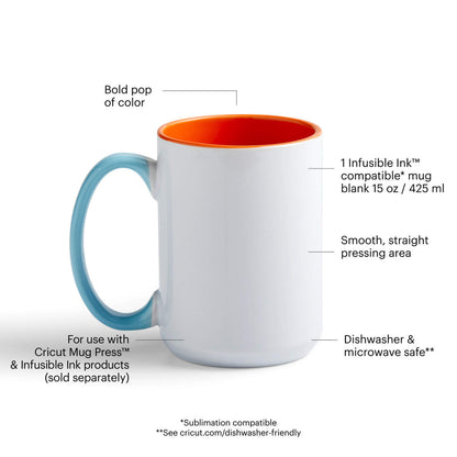 Beveled Ceramic Mug Blank - Sahara